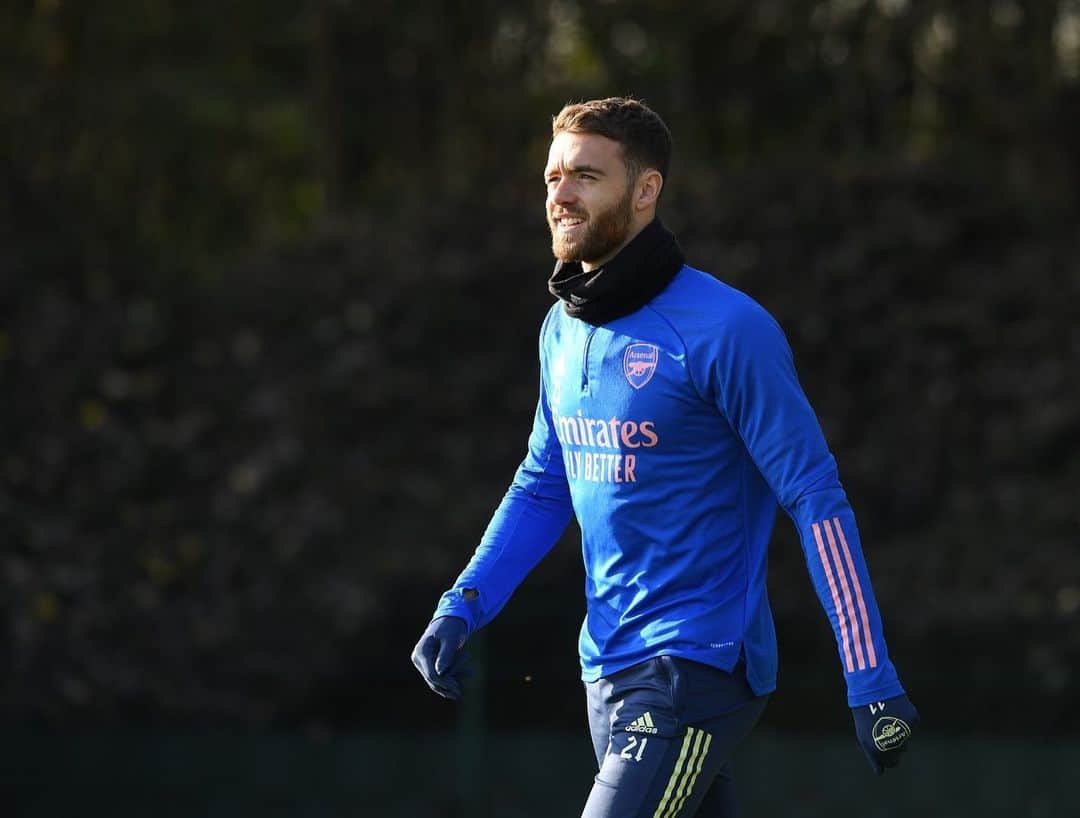 カラム・チャンバースのインスタグラム：「A fresh morning at Colney 🥶」