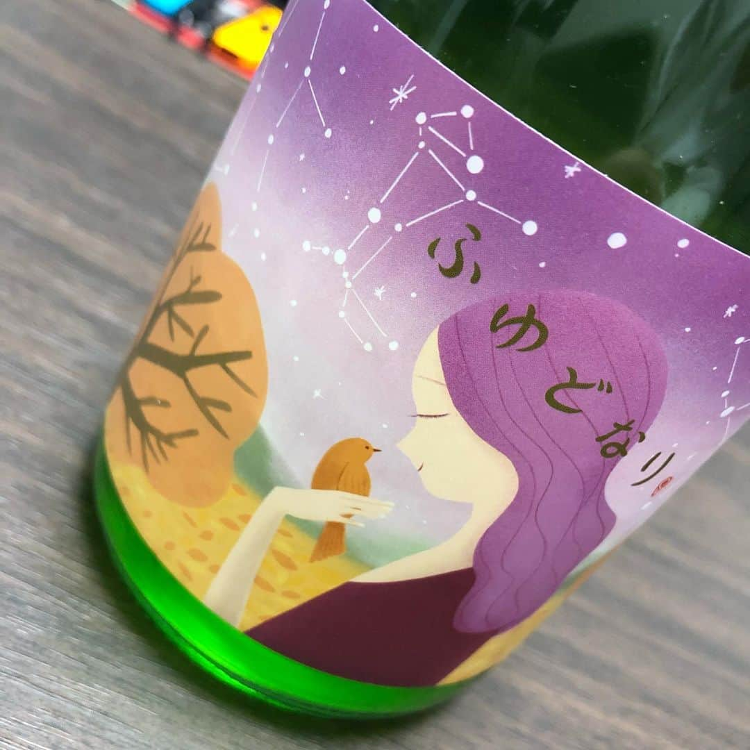 Yamamonのインスタグラム：「今日のお酒🍶 ラベルがカワイイ #日本酒にしよう」