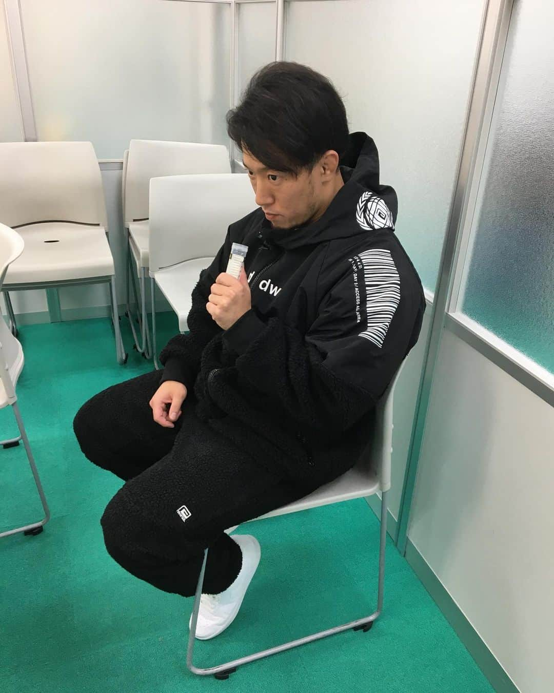 原田大輔のインスタグラム：「先日行われたPCR検査、無事陰性でした。  明日は年内最後の東京でのビッグマッチ  代々木体育館大会！  #noah_ghc  #ノア代々木結晶戦 #rvddw」