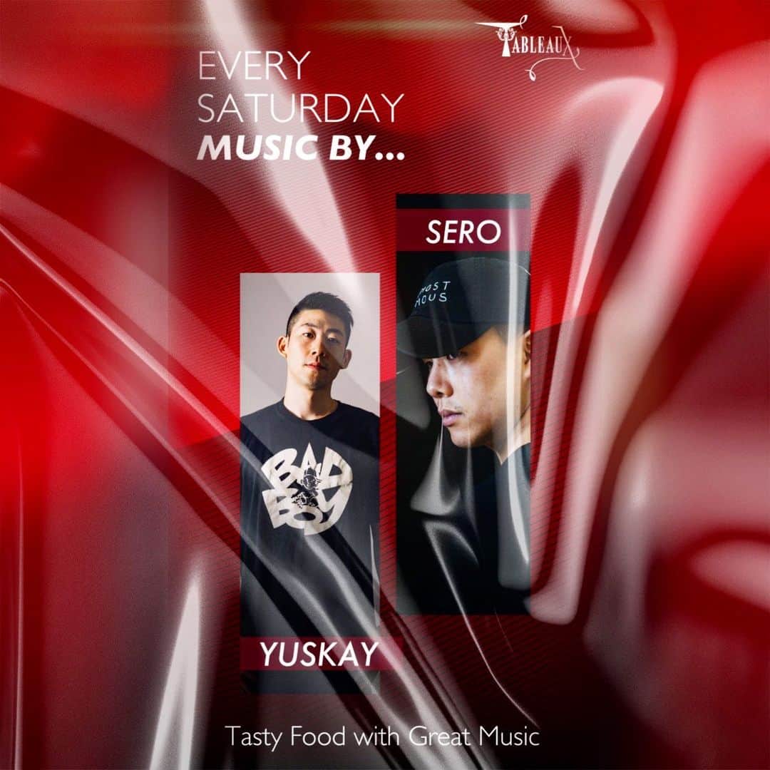 のインスタグラム：「今日のDJさんは…  ーーーーーーーーーーーーーーーーーーーー  " DJ YUSKAY " & "DJ SERO "  ーーーーーーーーーーーーーーーーーーーー  このお二人は 毎週土曜日に 音楽を奏でて頂きます！ どんな音楽が流れるのか、 staffも毎日楽しみです✌️ 是非1度、皆さんもお越しくださいませ✨  ➷楽しい音楽と美味しいお食事をあなたへ➷  ･･･････････････････････････････････････････  #代官山タブローズラウンジ #代官山ダブローズ #ブラッセリー #代官山 #代官山グルメ #レストラン #frenchrestaurant #french #restaurant #東京グルメ #インスタ映え #インスタ映えスポット #dj #音楽好きな人と繋がりたい #グルメ好きな人と繋がりたい #ｅｄｍ #clubdj #毎日楽しい」