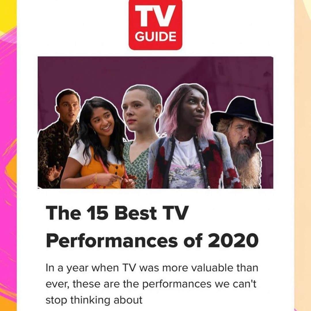 アダム・シャピロのインスタグラム：「Got to watch 2 of these up close while filming them both at the same time. And TV guide is so right. Way to go @maitreyiramakrishnan and @ethanhawke. 🔥🔥🔥」