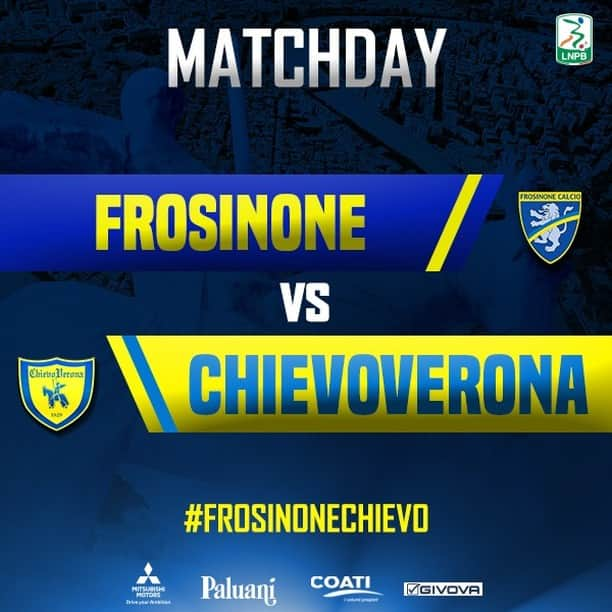 ACキエーヴォ・ヴェローナさんのインスタグラム写真 - (ACキエーヴォ・ヴェローナInstagram)「‼️ MAAAAAAATCH DAAAAAAAAAAY ‼️ ⚽️ #Frosinone - #chievoverona  🏆 @legab 📌 10^ ⌚️ 14.00 🏟️ #Stirpe 📺 @dazn_it 📻 @radiostellafm  87.5 fm # #FrosinoneChievo 💛💙 #Ilnostrofolleamor」12月5日 18時28分 - acchievoverona