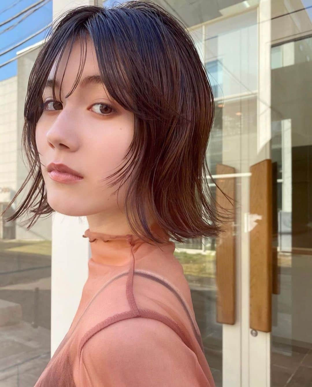 藤本林花美愛さんのインスタグラム写真 - (藤本林花美愛Instagram)「顔周り可愛くしてもらいました😻 アイメイクもかわいくてお気に入り~」12月5日 19時04分 - lily_1001_official