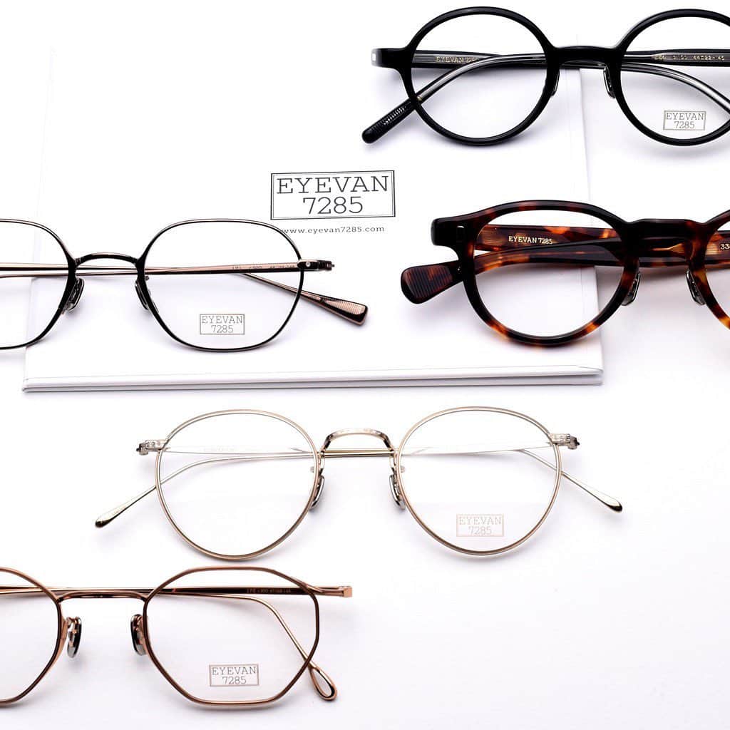 のインスタグラム：「EYEVAN 7285（アイヴァン 7285） 2021 S/S Collection  本日より発売スタートしました。  今までのコレクションで採用した細かなディテールや、マスターピースモデルをアップデートしたデザインなど、ファン心をくすぐる待望の新作が揃いました。  #eyevan7285」