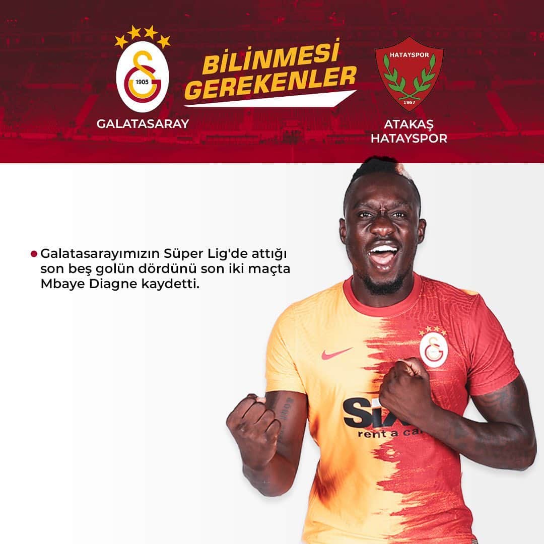 ガラタサライSKさんのインスタグラム写真 - (ガラタサライSKInstagram)「📊 Galatasarayımızın Süper Lig'de attığı son beş golün dördünü son iki maçta Mbaye Diagne kaydetti. 👊 #GSvHTY」12月5日 22時30分 - galatasaray