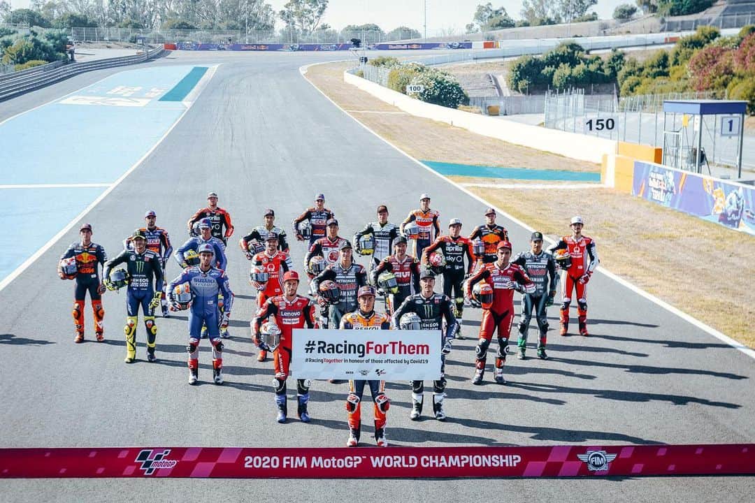 レプソル・ホンダのインスタグラム：「#TheYearThatWas - #JerezGP ⠀⠀⠀⠀⠀⠀⠀⠀⠀  A long wait and a lot of hard work, but we were back on track and #RacingForThem」