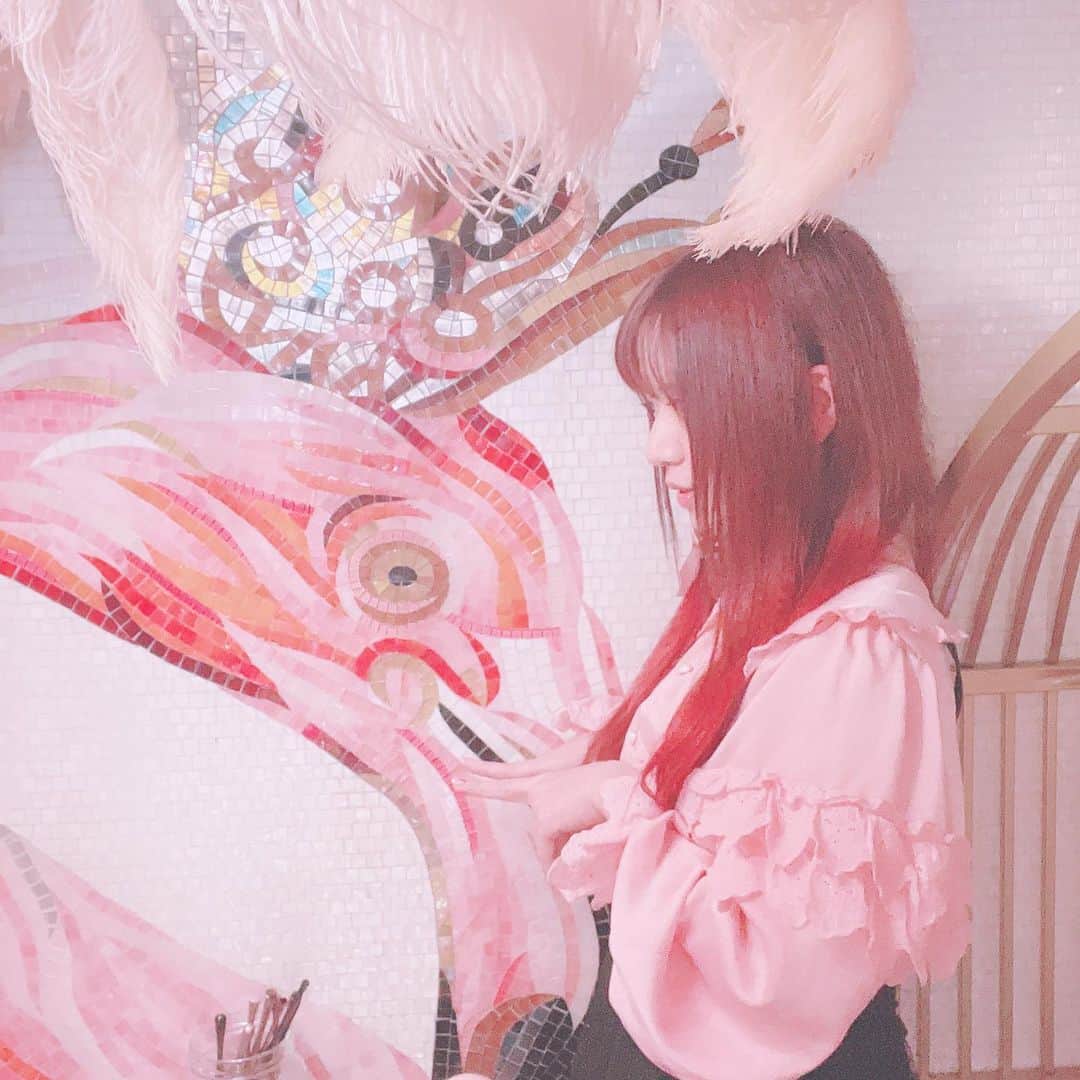 絵仁さんのインスタグラム写真 - (絵仁Instagram)「おはよう🍼今日もさむいね❄️ ♡ ♡ ♡ #フラミンゴカフェ #フラミンゴカラー #cafe #cafestagram #新宿グルメ #新宿カフェ #新宿ランチ #フラミンゴ柄 #flamingo #flamingocafe #flamingoparty」12月6日 9時05分 - eni_tc