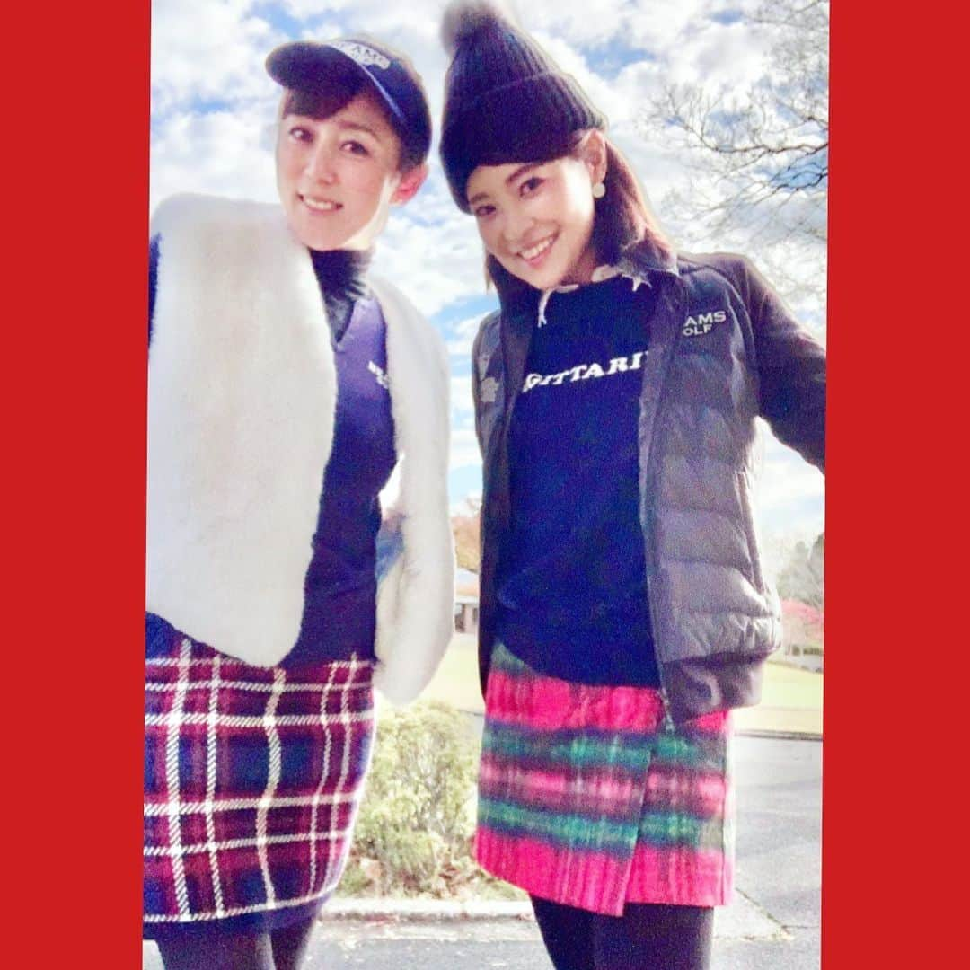 吉田玲奈さんのインスタグラム写真 - (吉田玲奈Instagram)「⛳️Enjoy golf〜❤️潤ちゃんと✪いつも動画たくさん撮ってくれてありがとね〜♫ ⛳️モンジー仲間が増えました🦄楽しかったぁ♫  先日、紅葉して🍁真っ赤だった木が、もうスカスカに落ちてしまっていて冬の到来を感じました💦  #ビームス #ビームスゴルフ #beamsgolf  #golf #golfstagram  #golfgirl  #golfwear  #ゴルフコーデ #ゴルフウェア #ゴルフウェアコーデ  #converse  #converseallstar  #シューズお揃い #ゴルフ女子  #ごるふ女子  #ゴルフオトナ女子  #楽しかった #1番多く一緒にラウンドしてる #キングフィールズゴルフクラブ  #美しいゴルフ場 #紅葉ゴルフ #reinagolf」12月6日 9時46分 - reina.yoshida.ciel.1218