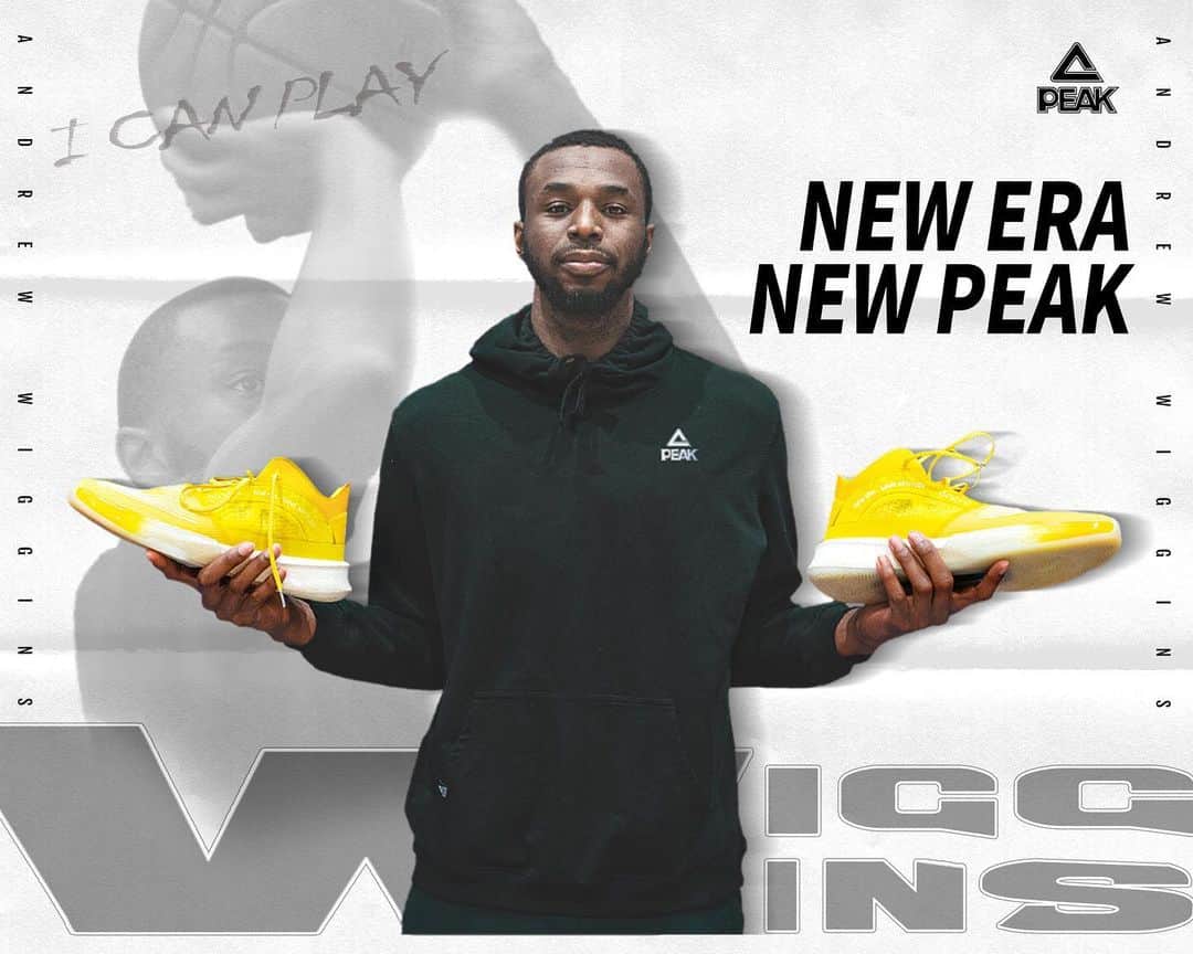 アンドリュー・ウィギンスのインスタグラム：「New Era l New Peak   I’m excited to join the Peak family!」