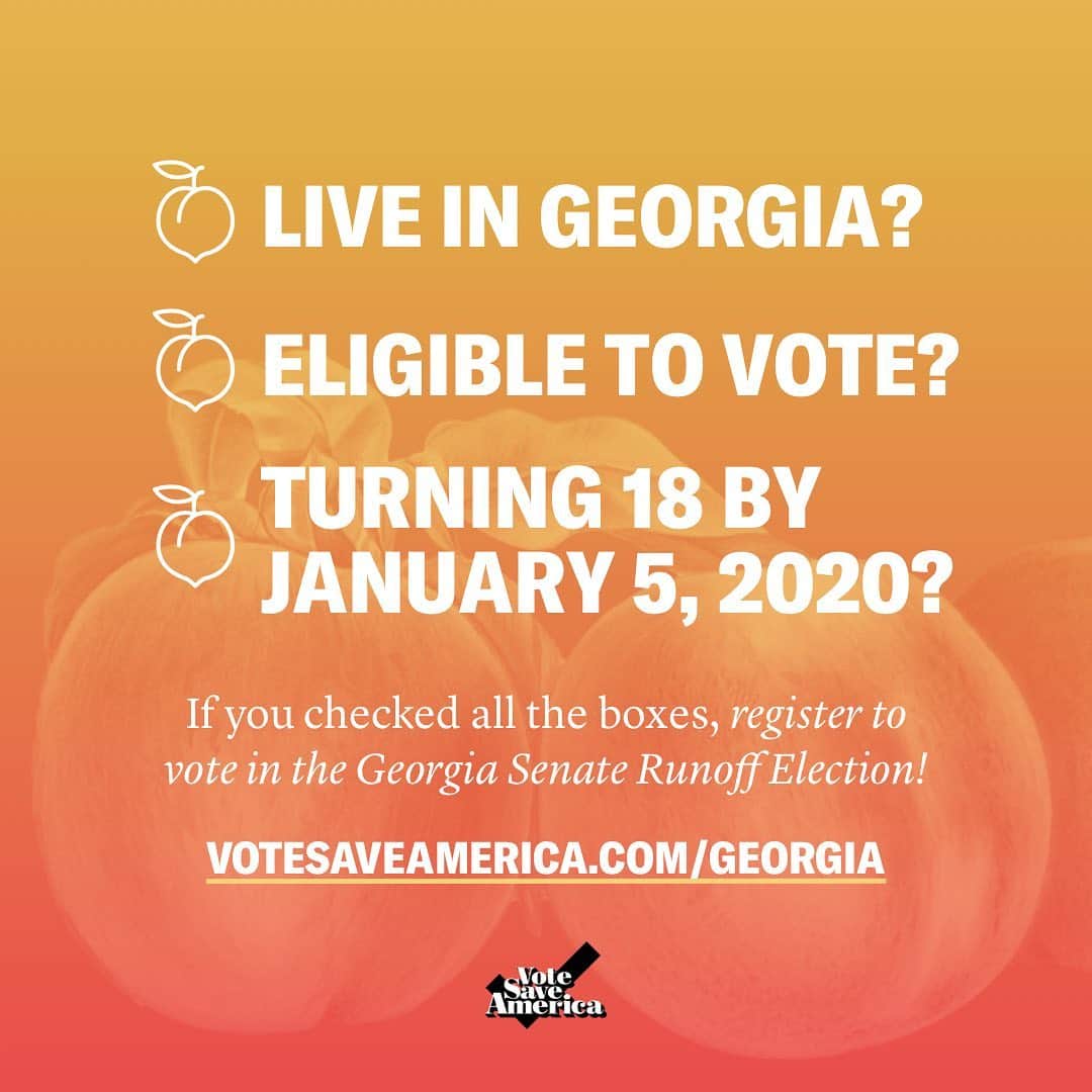 ジャック・ファライーのインスタグラム：「**you have until Monday, December 7 to register to vote in the Georgia runoff if you’re not already registered** It’s as easy as that.  @votesaveamerica: votesaveamerica.com/register」