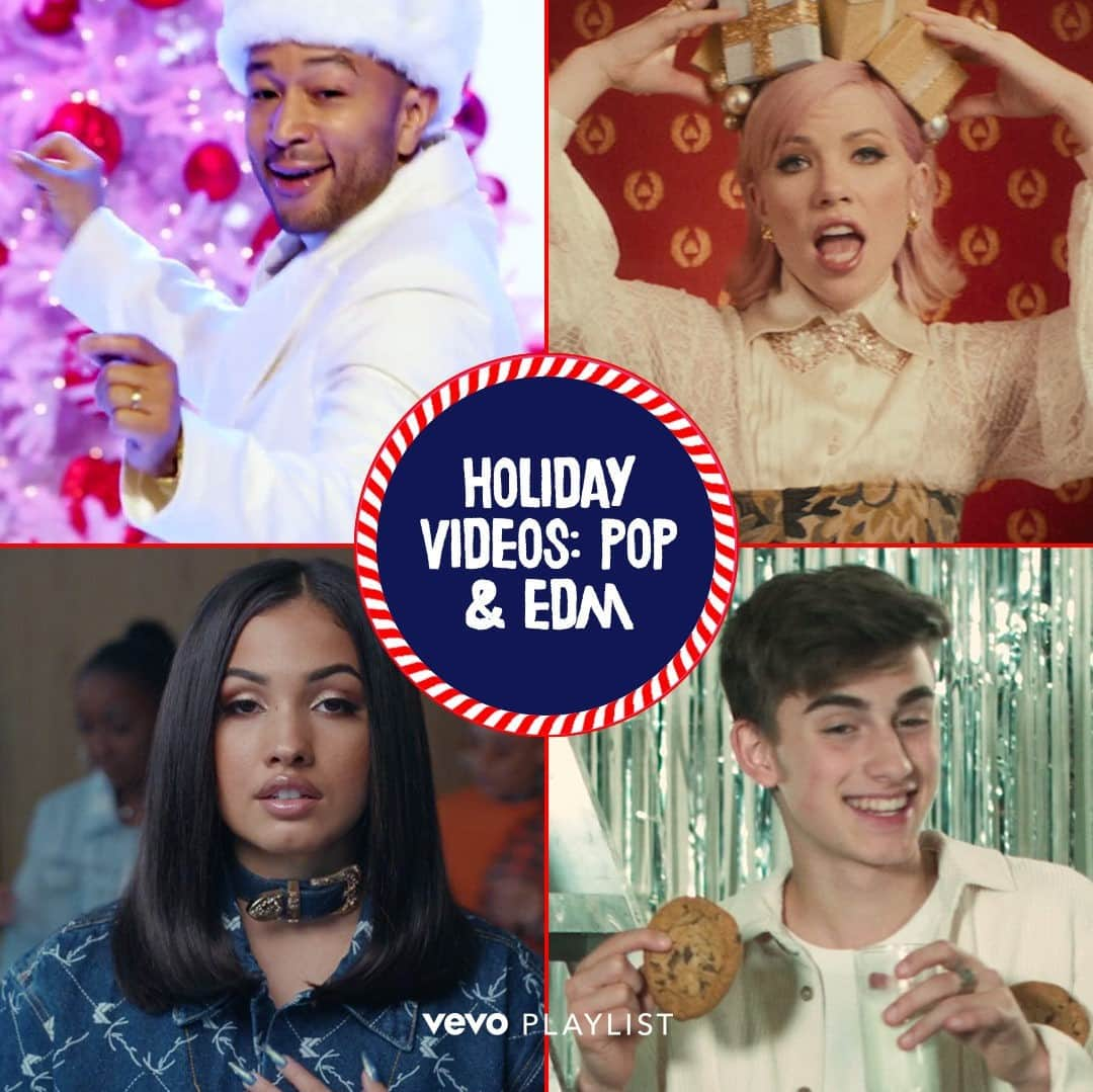 Vevoさんのインスタグラム写真 - (VevoInstagram)「Time to get into the holiday spirit 🎄🎅 Hit the playlist for some cheer from your fave pop and EDM artists! ⠀⠀⠀⠀⠀⠀⠀⠀⠀ ▶️[Link in bio] #holidays #2021 #johnlegend #carlyraejepsen #mabel #johnnyorlando」12月6日 4時00分 - vevo