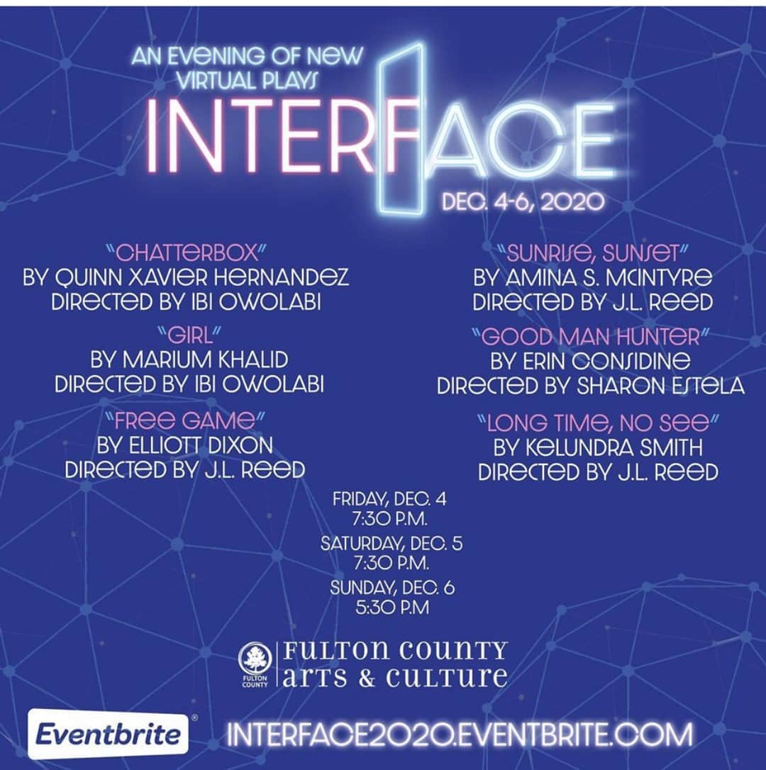 のインスタグラム：「Last night was the opening night of @interfacetheater and you have two more nights to experience this innovative show. I am ever amazed at what artists (and art) can do even in the most questionable of times. I am honored to know the folks who wrote and produced this and I am excited for what’s to come. Tickets are free, although a $10 donation is suggested. Find out more at @interfacetheater.」