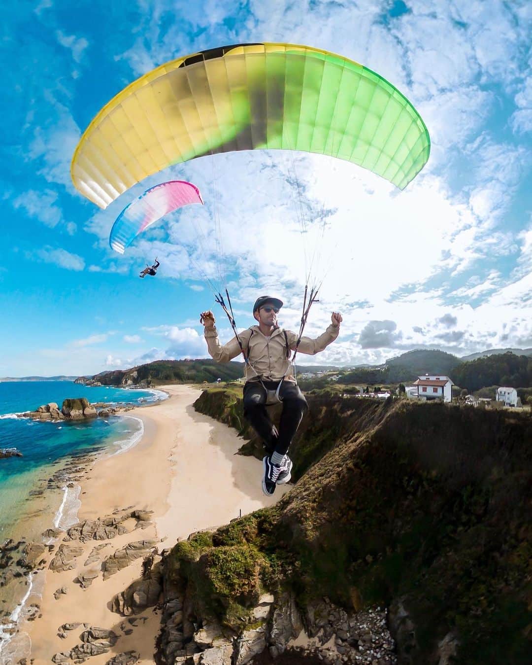 goproさんのインスタグラム写真 - (goproInstagram)「Photo of the Day: Posted up at the edge of Portugal with #GoProAwards recipient @etiennemerel + #GoProMAX 🪂 ⠀⠀⠀⠀⠀⠀⠀⠀⠀ Want to take home a #GoProHERO9 Black? Submit your best pics to the Photo of the Day Challenge at GoPro.com/Awards. We're picking our favorite shot every week to score a free camera 📷 ⠀⠀⠀⠀⠀⠀⠀⠀⠀ #GoPro #Portugal #Paragliding #360Camera」12月6日 5時23分 - gopro
