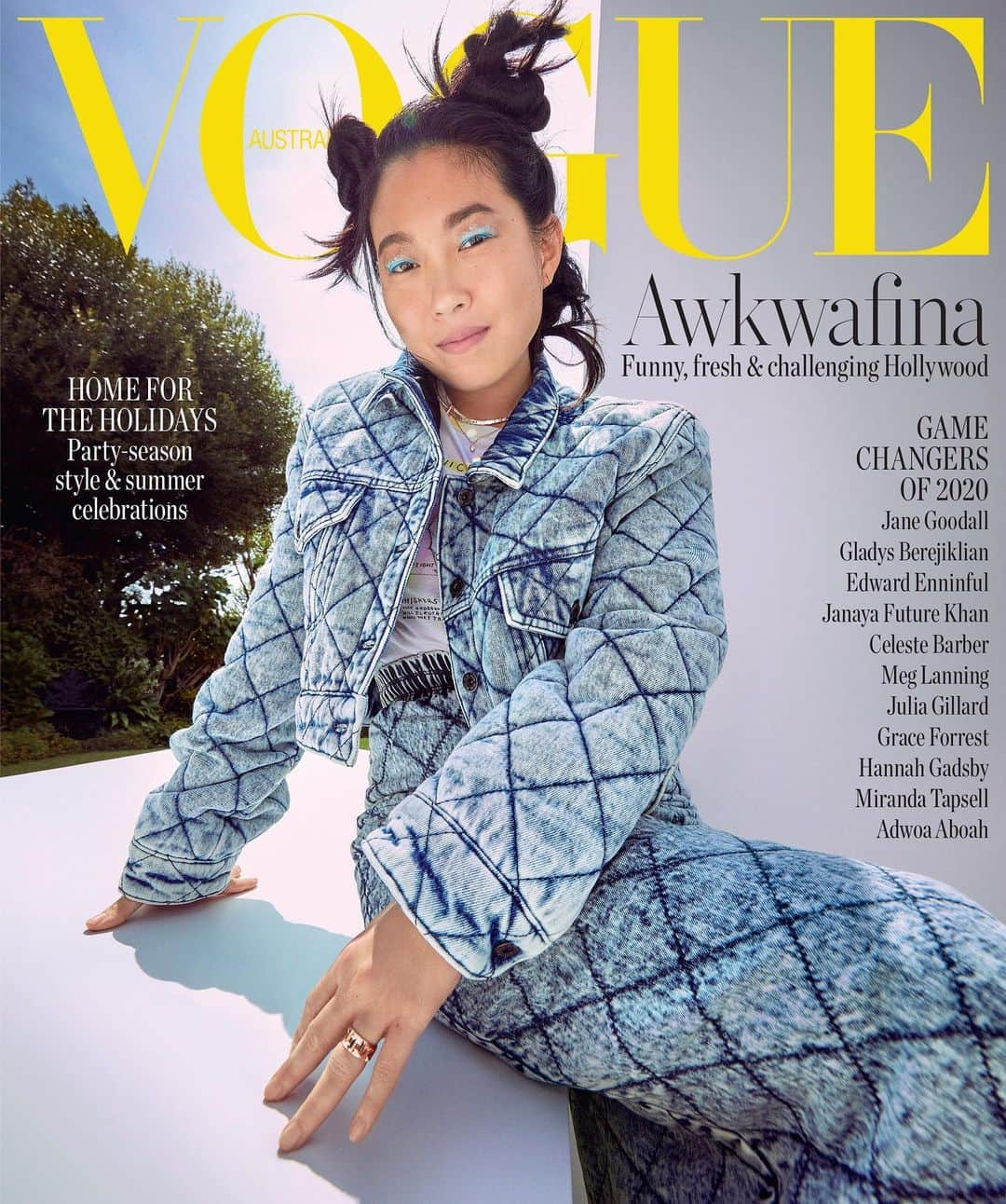 Vogue Australiaさんのインスタグラム写真 - (Vogue AustraliaInstagram)「@awkwafina is our December cover star! 🌟 The actor, comedian, rapper and author broke big in Crazy Rich Asians, broke hearts in The Farewell—and won a Golden Globe for her efforts—and is about to break ground next year in films that reinforce the importance of representation. Nora Lum, best known by her alter ego #Awkwafina, is a star unlike anybody else—and she’s only just getting started. “When you’re young and you turn on the TV and don’t see kids that look like you, then by default you take the perspective of an outsider,” she explains to #VogueAustralia. “Without [representation], you’re literally sitting there playing imaginary friends.” She adds: “It’s different than just being the Asian front girl, in a group of girls, with no development, no substance. You want to be able to tell those stories, and tell them authentically. That’s representation.” Link in bio for the five most fascinating facts we learned about @awkwafina from her cover story. Photographed by @charliedenno, styled by @pipmoroney, Vogue Australia, December 2020.」12月6日 7時41分 - vogueaustralia