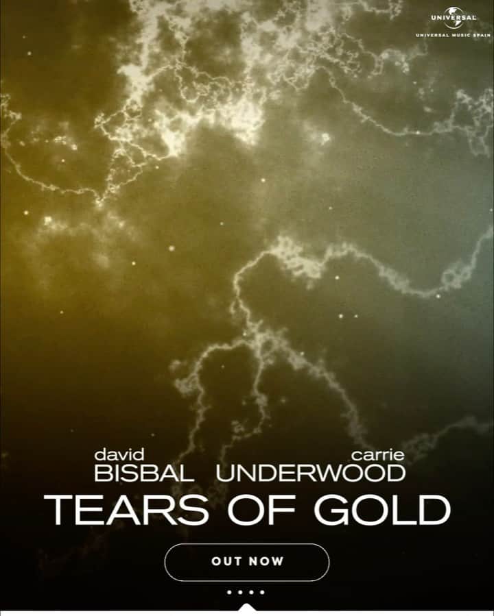 のインスタグラム：「Thank you @davidbisbal for inviting me to be part of #TearsOfGold and your new album! Watch the video now at the link in bio.」