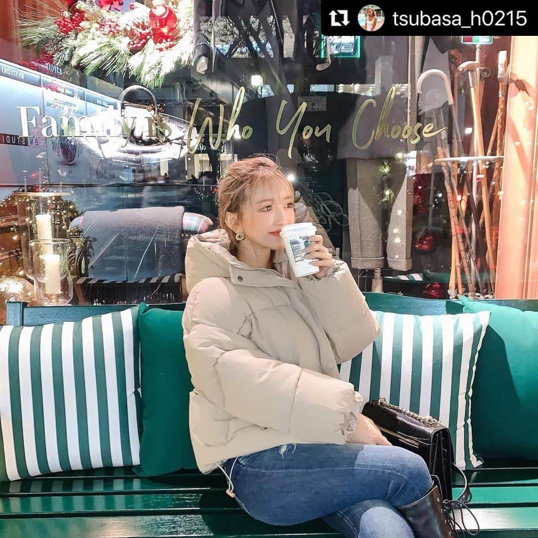 EGOIST STAFFさんのインスタグラム写真 - (EGOIST STAFFInstagram)「#Repost @tsubasa_h0215 with @make_repost thank you❤️❤️ ・・・ . 今日すごく寒かったから @egoist_official の新作ダウン 着たらすごく暖かった✨ 全然外にずっと居れた☺️❤️ 表参道はクリスマス🎄仕様になってて どこも可愛かったなぁ🎅 . #egoist#fhasion」12月6日 19時05分 - egoist_snap