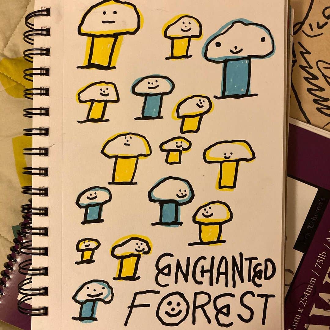 Jason G. Sturgillのインスタグラム：「Some alternate illustrations I did for the @enchantdforst fundraiser with @craftywonderland. You can still get one of the limited edition screenprints via Crafty Wonderland.」