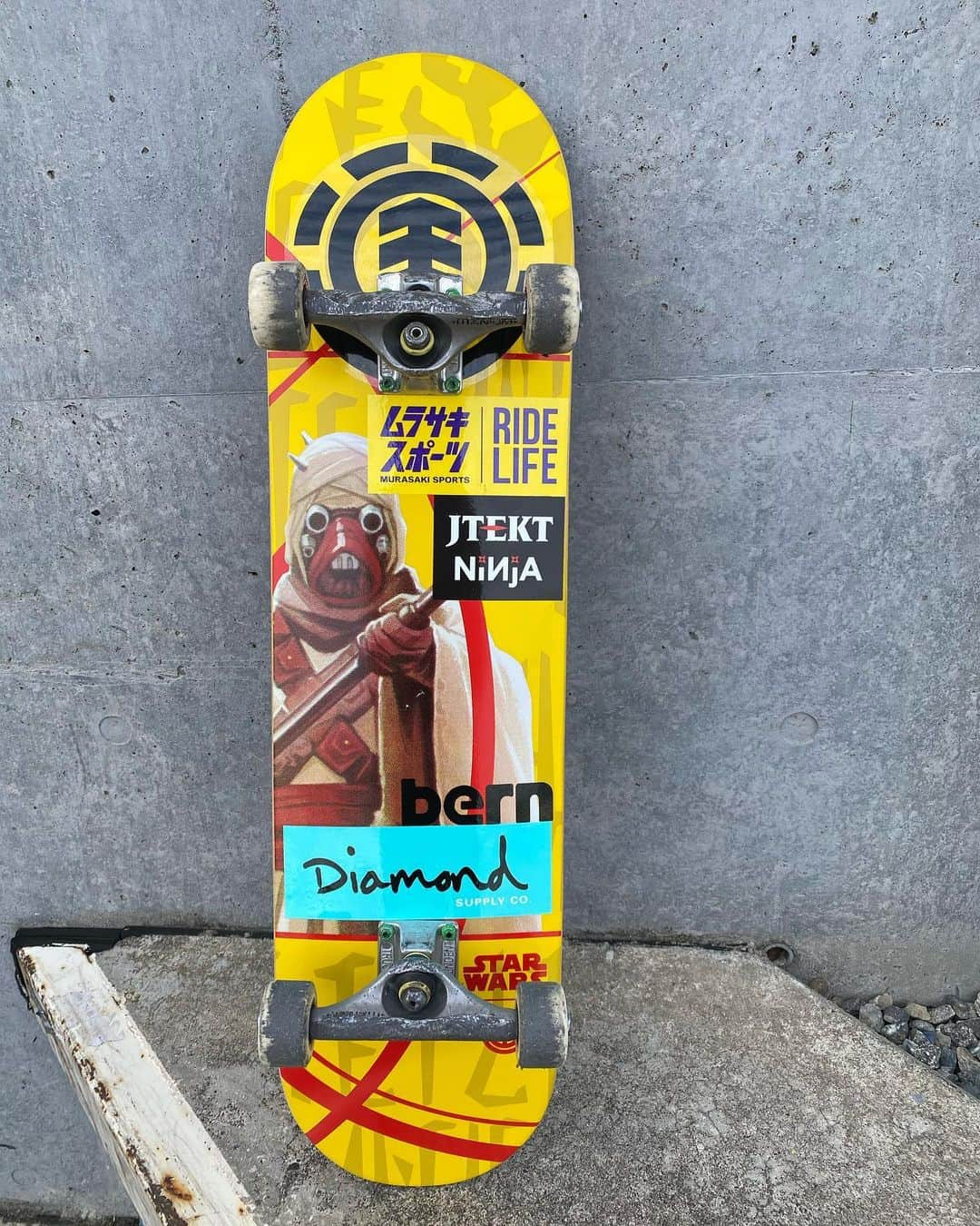 中山楓奈さんのインスタグラム写真 - (中山楓奈Instagram)「@elementjapan ×@starwars  @elementbrand  @elementskateboards  #starwars  #elmentskateboards  #elementjapan   @murasakisports_official  @diamondsupplyco  @ninja_bearing  @bern_japan  #ちなつ均整院  #ムラサキスポーツイオンモール高岡店 #gilsskater  #skateboard  #skatebording  #skater  #skatelife  #skate  #sk8」12月6日 11時55分 - funa_nakayama