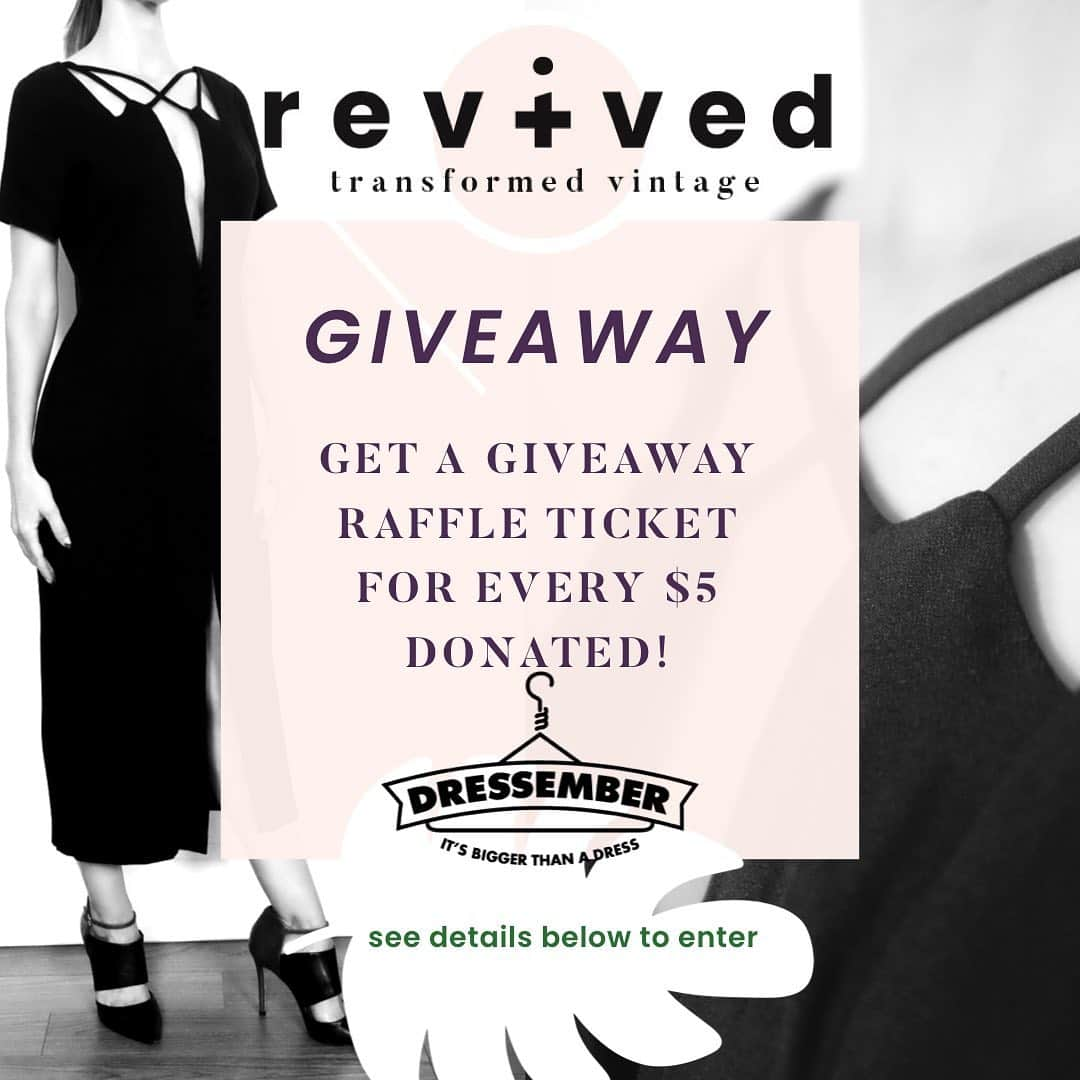 ライアン・ダニエル・ドブソンのインスタグラム：「GIVEAWAY RAFFLE: For every $5 donated to my Dressember campaign to help fight human trafficking, you get a raffle ticket to win any item in the @Revived.us Transformed Vintage store! Get something for yourself or a great Christmas gift AND support Dressember’s meaningful fight! Donate by 5pm PST on Sunday 12/13/20! Just: 1) Follow @dressember, and  2) Donate to my campaign (link in my profile)」