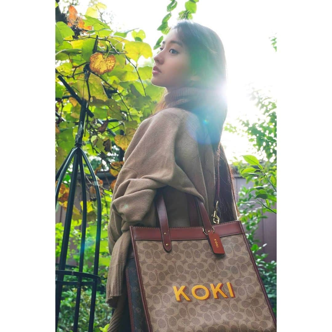 kokiさんのインスタグラム写真 - (kokiInstagram)「I customized my Field Tote with  #CoachCreate digital printing! My new buddy 💕    #CoachCreateのデジタルペインティングでバックをカスタマイズしました！ 自分だけの特別なBAGも嬉しいですね！  @coach   📷 by sis ❤️」12月6日 14時02分 - koki