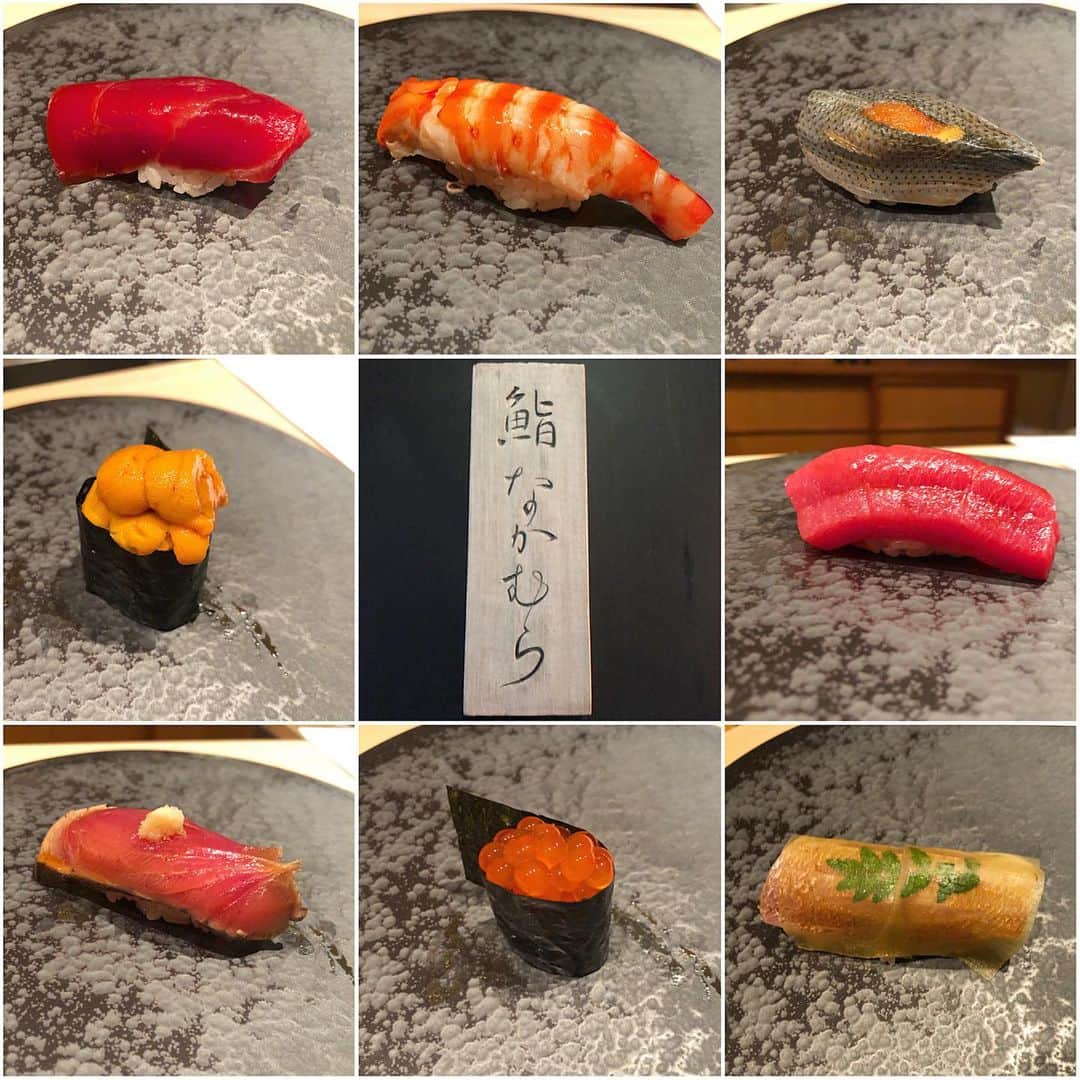 のインスタグラム：「美味しすぎた🤤♡♡ #鮨なかむら #六本木 #鮨 #幸せ #誕生日」