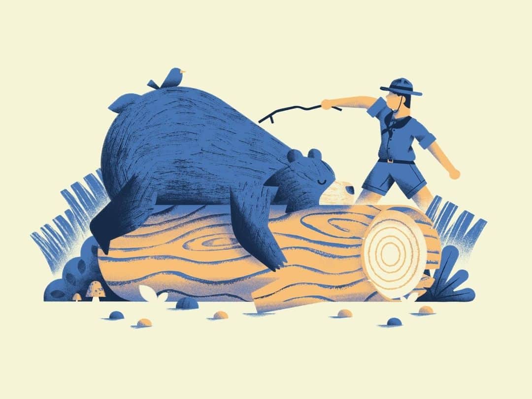 Dribbbleさんのインスタグラム写真 - (DribbbleInstagram)「Don't poke the bear by Daniele Simonelli ⠀ ⠀ #dribbble #design #illustration #illustrator #dribbblers」12月6日 14時33分 - dribbble