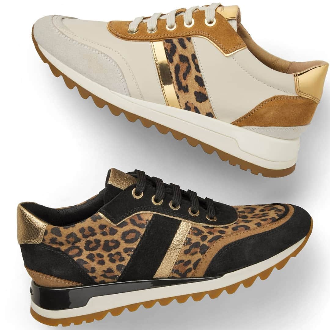 ジェオックスのインスタグラム：「Golden details, animalier hints, Geox's comfort: what could you ask for more for Christmas? ✨ The best gift is always to feel blessed with love & serenity: whatever you're dreaming of, we wish you all the best! 🧡」