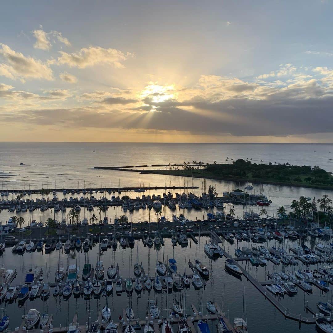 ブライス・ジョンソンのインスタグラム：「🌅 wow. Not a bad view.」
