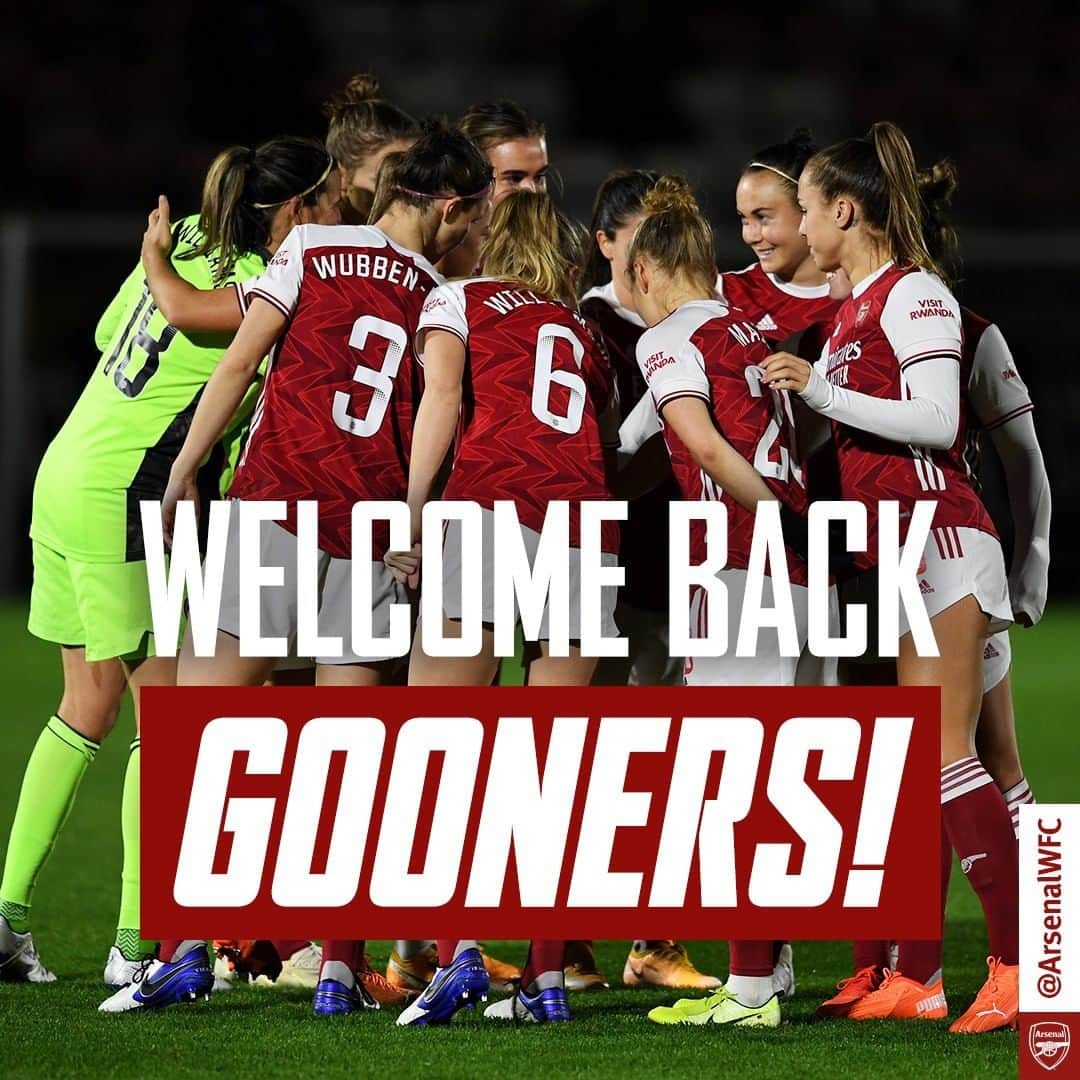 Arsenal Ladiesさんのインスタグラム写真 - (Arsenal LadiesInstagram)「IT'S MATCHDAY - AND IT'S A SPECIAL ONE! ✊ We can't wait to see your faces again 🤗」12月6日 16時25分 - arsenalwfc