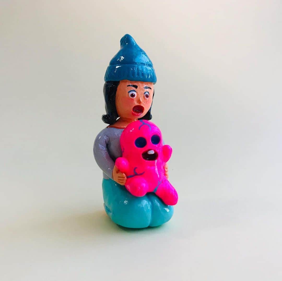 デハラユキノリのインスタグラム：「似顔絵フィギュアかんせい その2」
