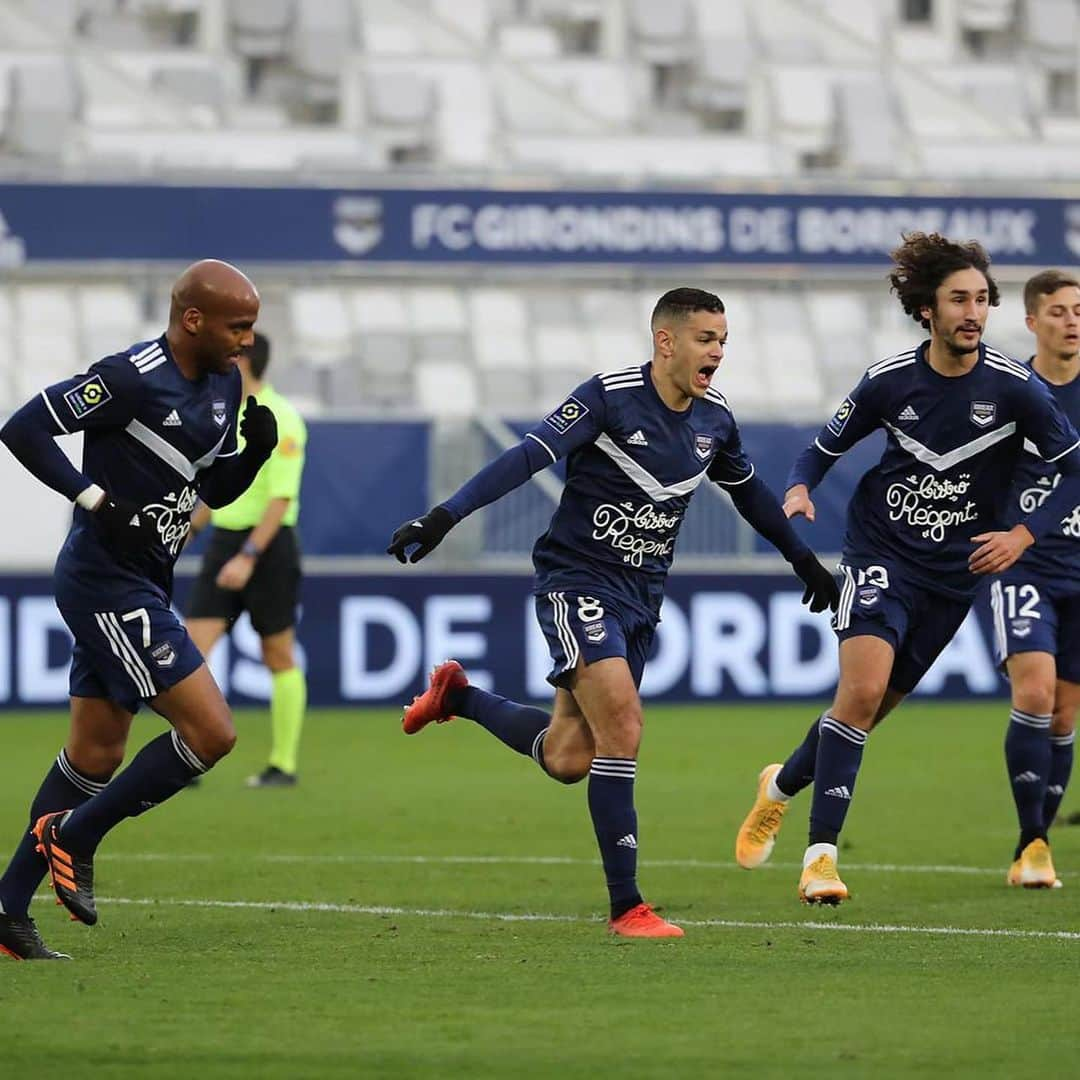 ハテム・ベン・アルファのインスタグラム：「+ 3 Quel plaisir !!  Bravo à toute la team 💪🏼 @girondins」