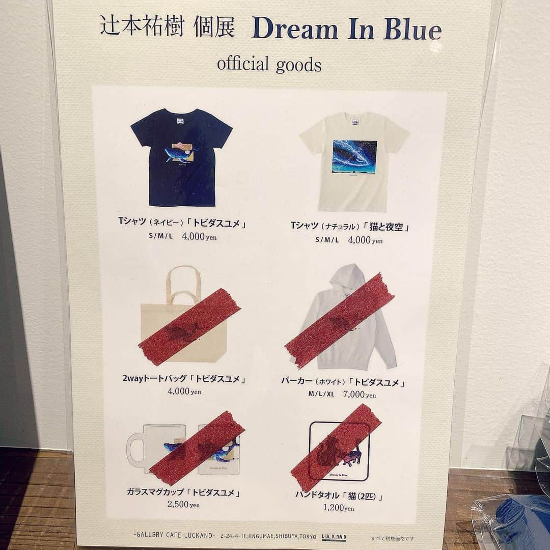 辻本祐樹さんのインスタグラム写真 - (辻本祐樹Instagram)「本日を持ちまして、 個展『 Dream in Blue 』が、無事に終わりました！  沢山のご来場、まさかの絵やグッズの完売多数！ 大成功でした！  皆様の気持ちが本当に嬉しいです！  この後、嬉しい情報もあります！ 少しお待ちください！  #個展　#辻本祐樹　#大成功　#LUCKAND」12月6日 19時34分 - tsujimotoyuuki