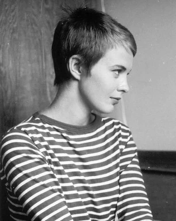 イネスドゥラフレサンジュさんのインスタグラム写真 - (イネスドゥラフレサンジュInstagram)「Mood Masculin-Féminin ❤️ 📷 Jean Seberg dans le film "À bout de souffle" 1960  #inesdelafressange #inesdelafressangeparis #jeanseberg」12月6日 19時58分 - inesdelafressangeparis