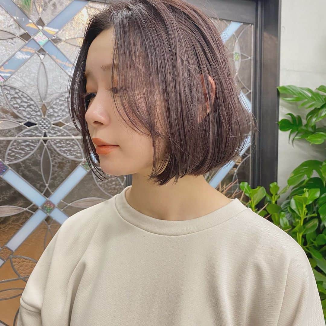 のインスタグラム：「ちょっと前の本当に可愛い色〜🍇 @ryo_hair」