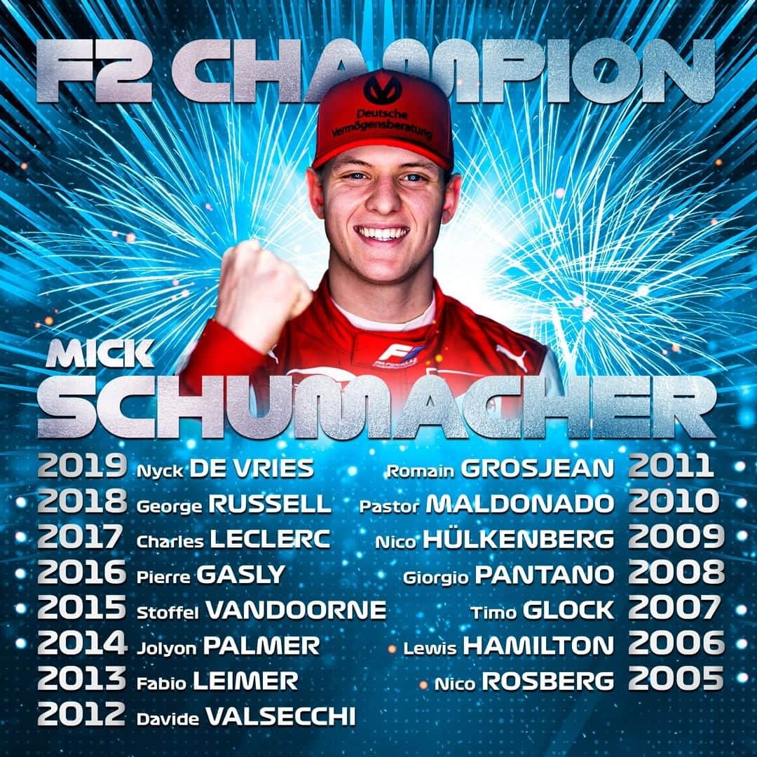 F1のインスタグラム