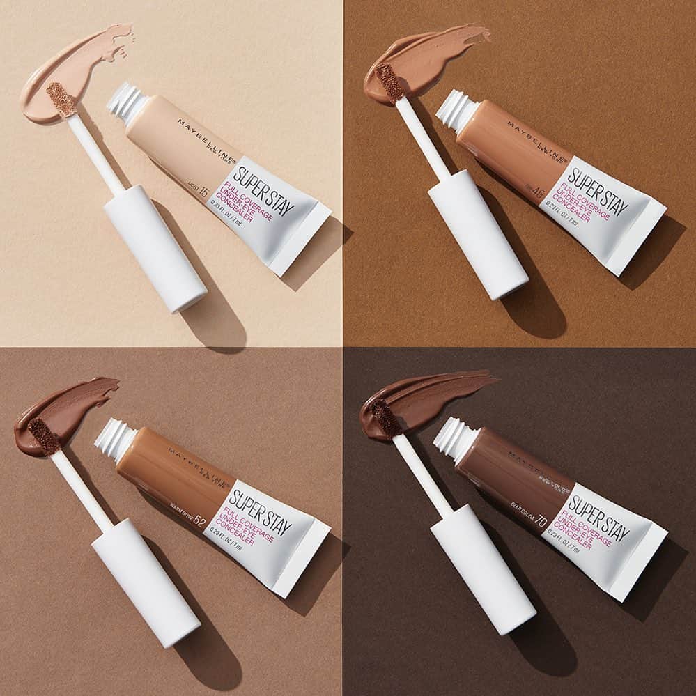Maybelline New Yorkさんのインスタグラム写真 - (Maybelline New YorkInstagram)「Looking for a full coverage concealer that won’t budge? Our #superstayconcealer is waterproof & transfer resistant! Find your perfect shade at Maybelline.com.」12月6日 22時34分 - maybelline