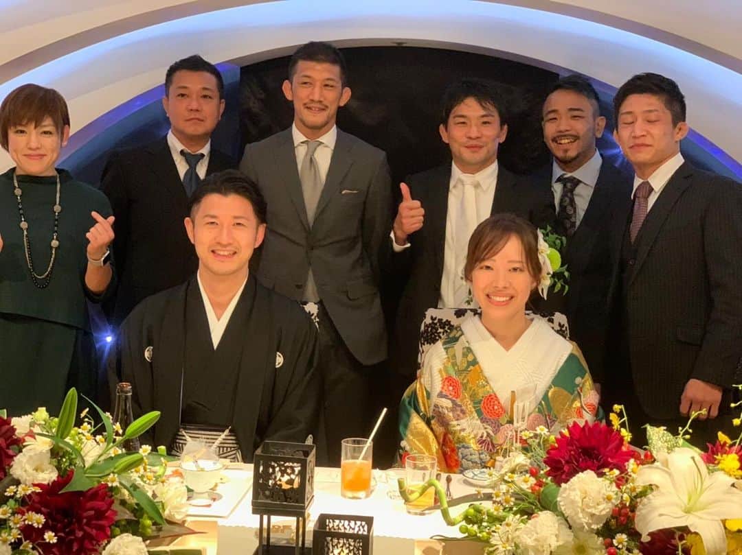 升水翔兵のインスタグラム：「結婚式✨ 村本さんおめでとうございます🎉 身近過ぎてイケメンって事を忘れていました笑笑 幸せに☺️」
