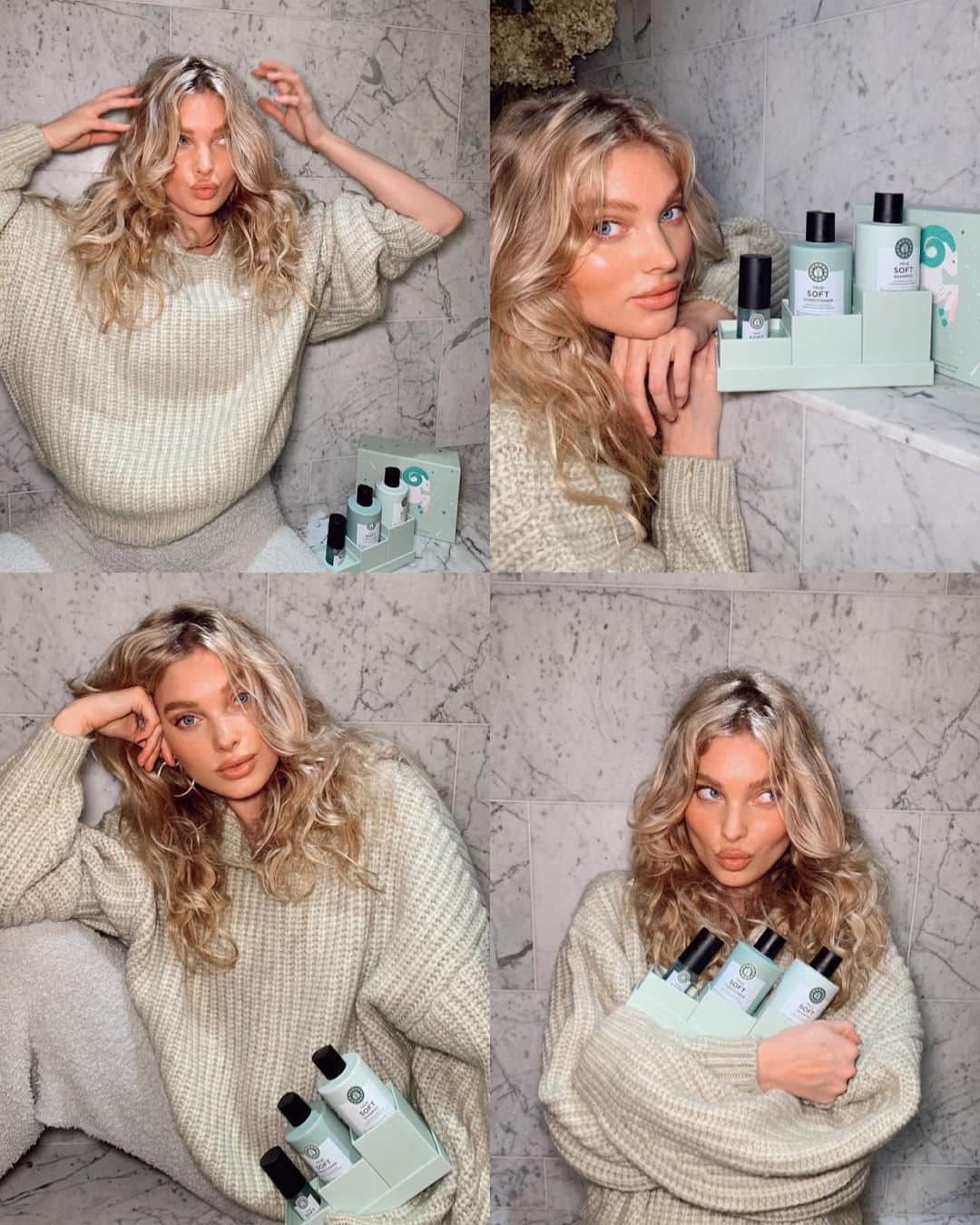 エルザ・ホスクさんのインスタグラム写真 - (エルザ・ホスクInstagram)「Give the gift of the softest hair this holiday season☁️ I’m stocking up on the cutest @marianilastockholm holiday boxes for my friends and family! 🤍 #ad」12月6日 23時15分 - hoskelsa