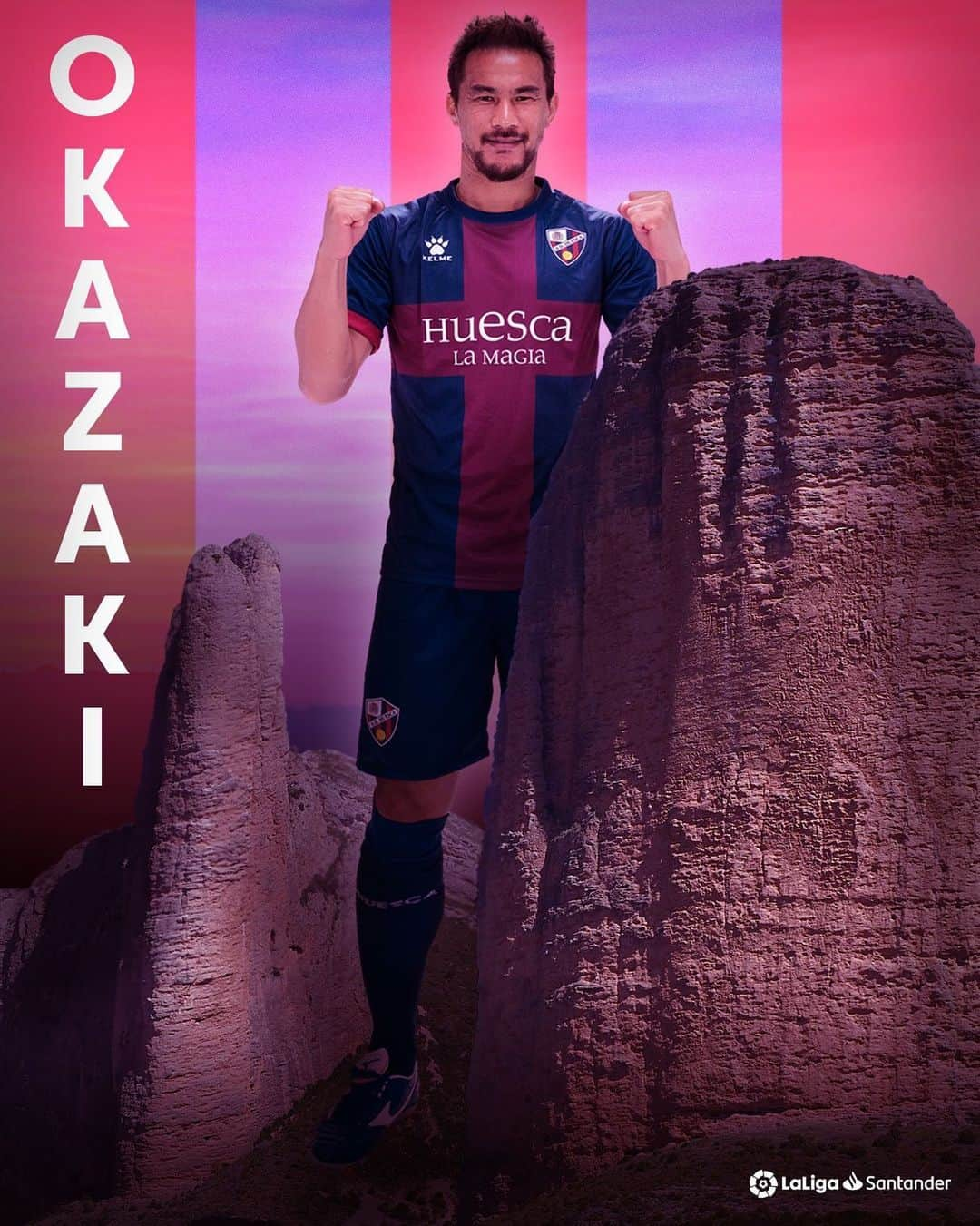 LFPさんのインスタグラム写真 - (LFPInstagram)「🇯🇵🌟⚽️ @shinjiokazaki_official scores HIS FIRST goal in #LaLigaSantander!  🇯🇵🌟⚽️ ¡#Okazaki ha marcado SU PRIMER GOL en #LaLiga Santander!  #Huesca #GranadaHuesca #Football #Goal #YouHaveToLiveIt #HayQueVivirla」12月6日 23時44分 - laliga