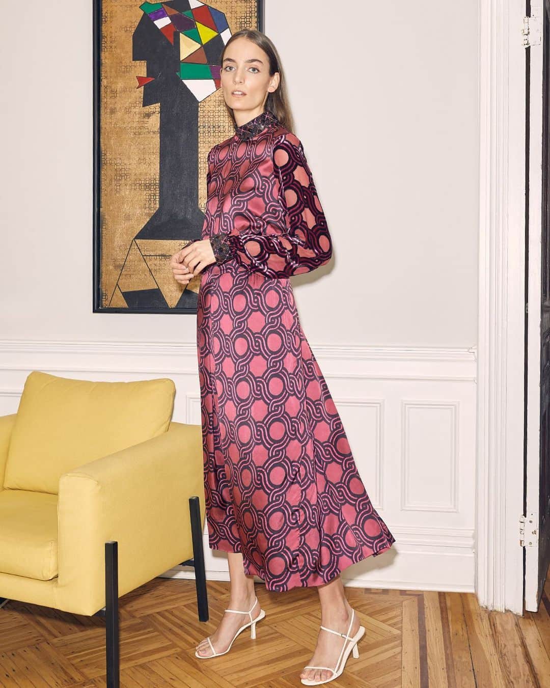 Saks Fifth Avenueのインスタグラム：「There's nothing quite like a printed dress from @driesvannoten to brighten up the winter days. #SaksStyle」