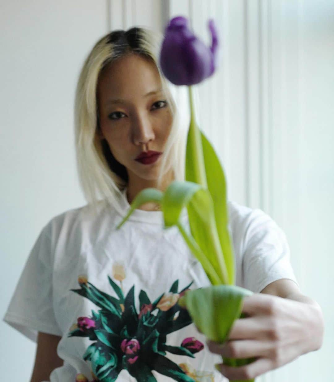 パク ・スジュのインスタグラム：「a self portrait」