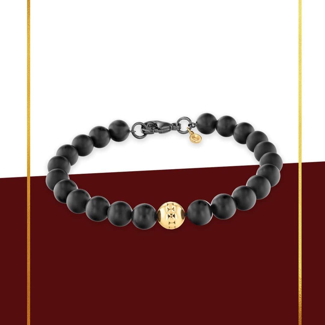 モバードさんのインスタグラム写真 - (モバードInstagram)「Movado's matte black onyx bracelet for the man in your life. #MovadoJewelry」12月7日 5時03分 - movado