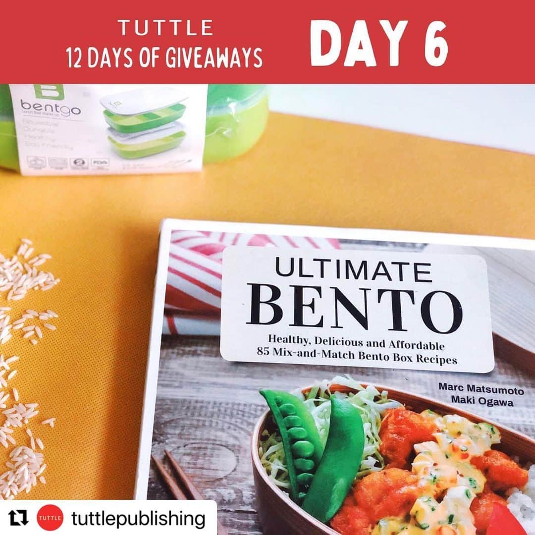 maki ogawaさんのインスタグラム写真 - (maki ogawaInstagram)「Repost from @tuttlepublishing Don't miss the chance to get me and @norecipes Marc's cookbook #ultimatebento and bentobox✨✨  Open to residents of US, Canada, Ireland and UK. Check the details to @tuttlepublishing ❤️」12月7日 9時28分 - cuteobento