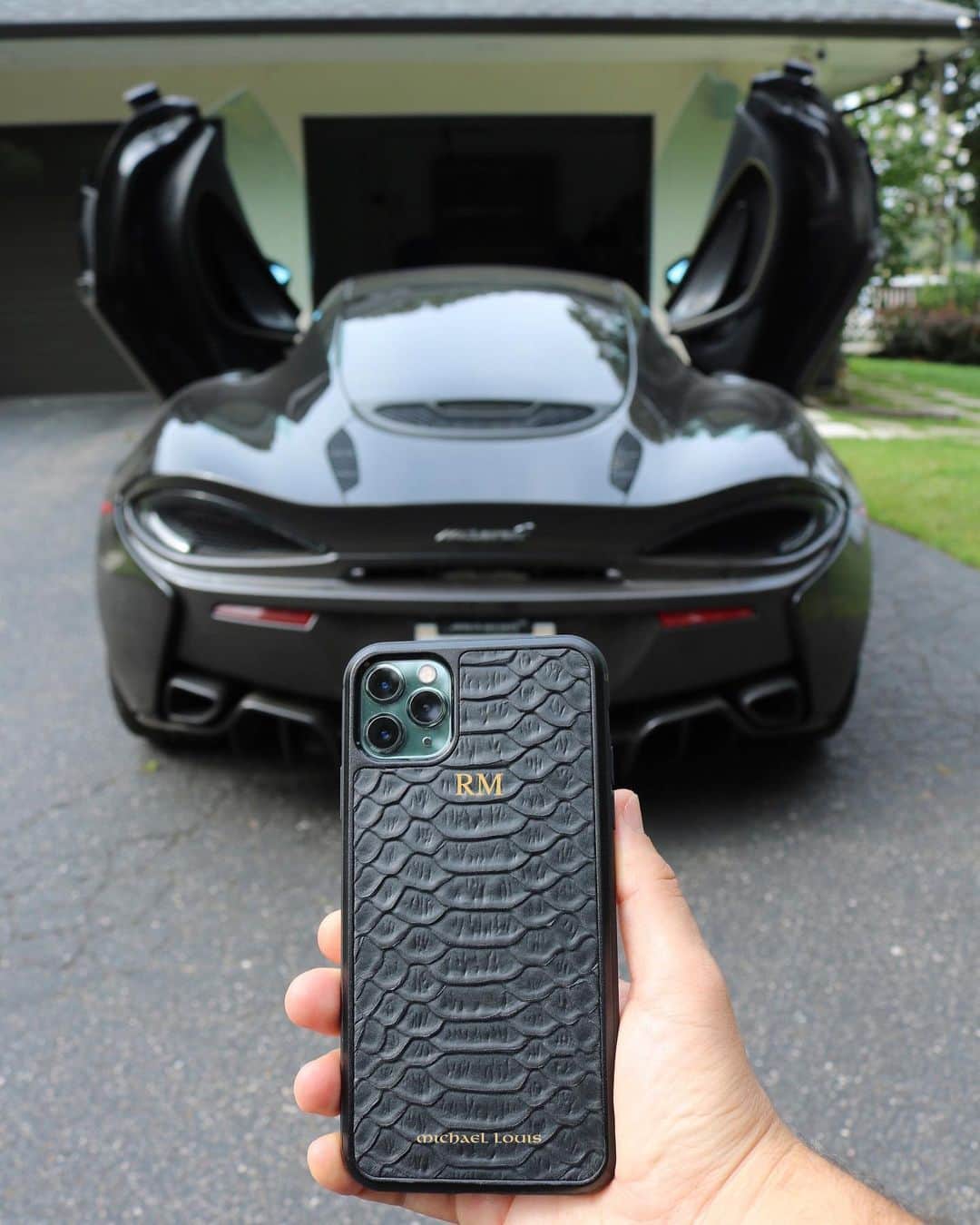 Style Fashion Luxuryのインスタグラム：「@michaellouisny Black Python 🐍  x Black McLaren   Save 20% off at michaellouis.com with code HOLIDAY20」