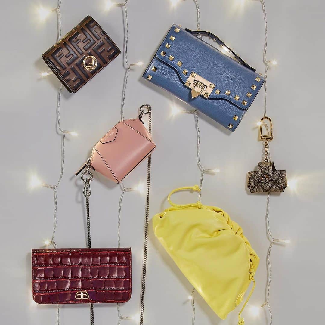 Saks Fifth Avenueのインスタグラム：「HANDBAG HEROES: Forget hanging stockings; this year we're decorating with the handbags of the season from @balenciaga, @maisonvalentino and more. #SaksStyle」