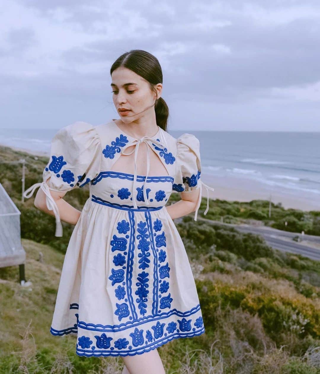 のインスタグラム：「Beauty @annecurtissmith in the Wild Horses Mini Dress #aliceMcCALL」