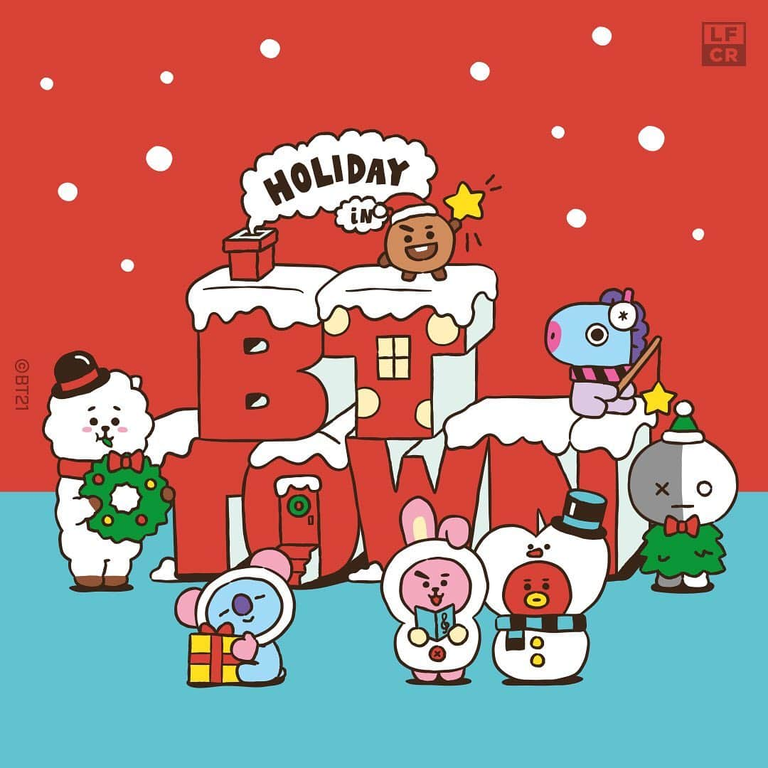 BT21 Stars of tomorrow, UNIVERSTAR!さんのインスタグラム写真 - (BT21 Stars of tomorrow, UNIVERSTAR!Instagram)「The magic is in the air.✨ <Holiday in BT21 Town> Theme ⠀ It’s finally that time of year! ❄️ BT21 are out and about, prepping for the holidays. ⠀ Visit LINE FRIENDS CREATOR now, to design your own holiday season products! > Link in bio ⠀ #BT21 #holiday #party #partytime #winter」12月7日 11時02分 - bt21_official