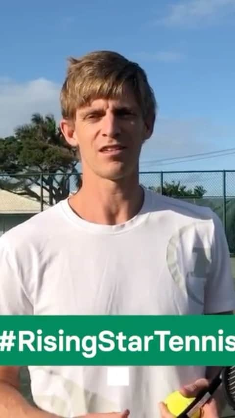 ケビン・アンダーソンのインスタグラム：「#Repost @tennis__sa: 2️⃣ MONTHS TO GO!  South African tennis ace and @bnpparibas @rcs_group Rising Star Tennis ambassador @kandersonatp shares his training tips with our rising stars as they prepare for the second edition of the nationwide school competition which gets underway in March 2021.  Share your preparation videos using #RisingStarTennis.  If you haven't entered yet, enter now: http://www.tennissa.co.za/w/play/rising-star-tennis   #RisingStarTennis I #RallyTogether」