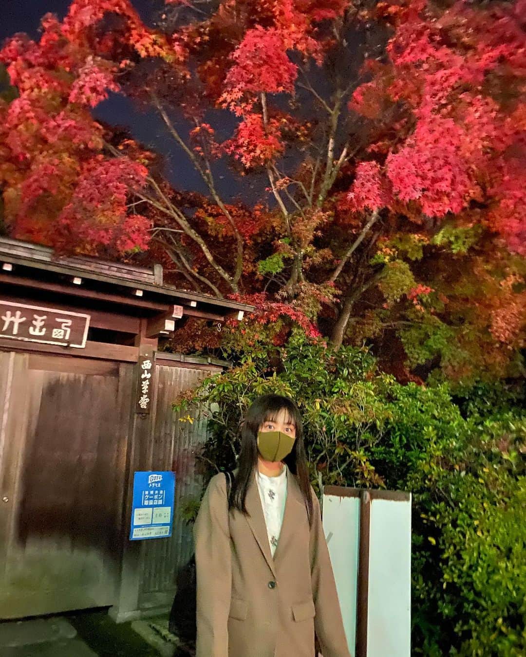 川上千尋さんのインスタグラム写真 - (川上千尋Instagram)「少し前に京都に行きまして🍵  お抹茶や和菓子を楽しんだり、 ウィンドウショッピングをしたり。  紅葉も綺麗でした🍁  秋を満喫した日でした〜（遠い目）  #過去pic #京都 #嵐山 #紅葉 #お抹茶 #秋」12月7日 23時13分 - this_chihhi