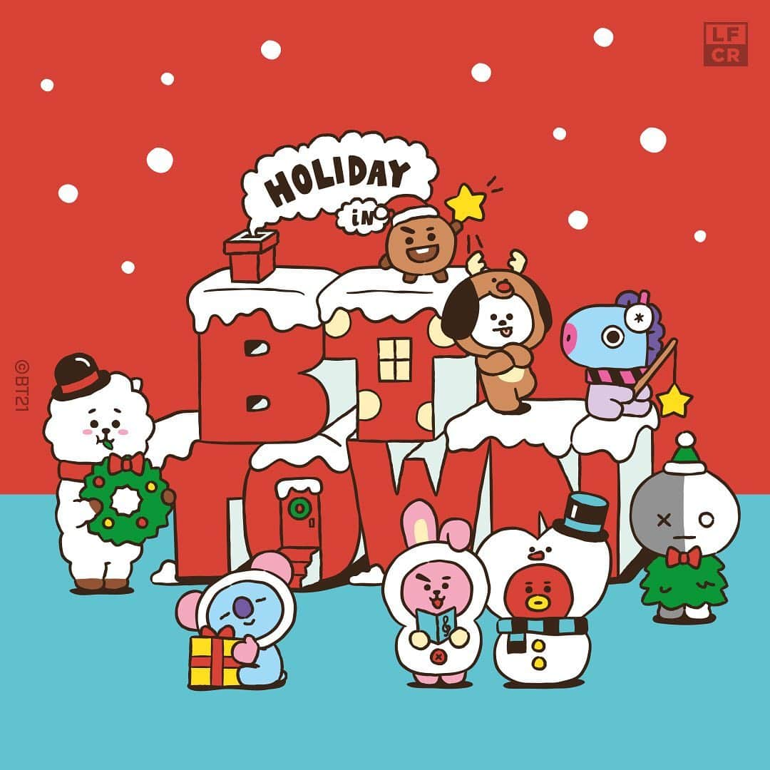 BT21 Stars of tomorrow, UNIVERSTAR!さんのインスタグラム写真 - (BT21 Stars of tomorrow, UNIVERSTAR!Instagram)「The magic is in the air.✨ <Holiday in BT21 Town> Theme ⠀ It’s finally that time of year!❄️ BT21 are out and about, prepping for the holidays. ⠀ Visit LINE FRIENDS CREATOR now, to design your own holiday season products! > Link in bio ⠀ #BT21 #holiday #party #partytime #winter」12月7日 15時42分 - bt21_official